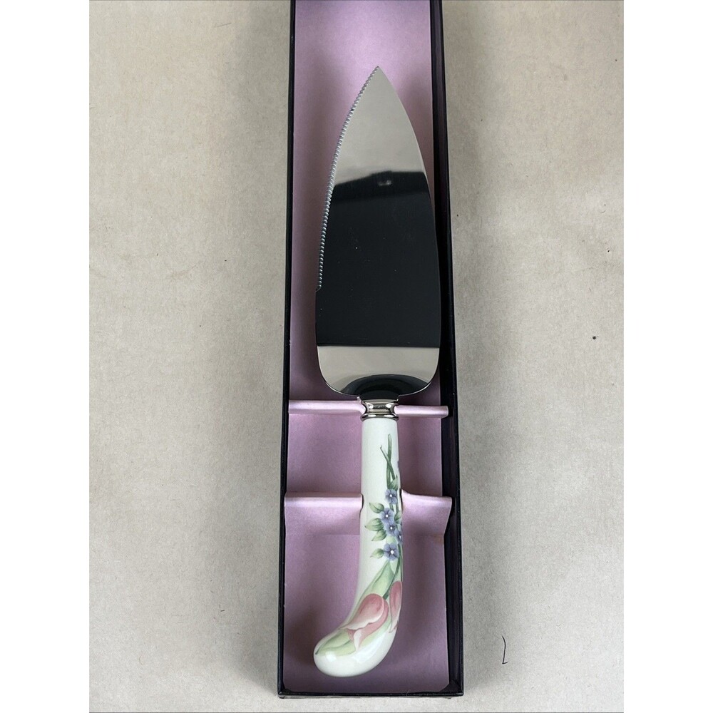 Rare NIB VTG Garden Party PFALTZGRAFF Stainless Cake Pie Server SheffieldEngland